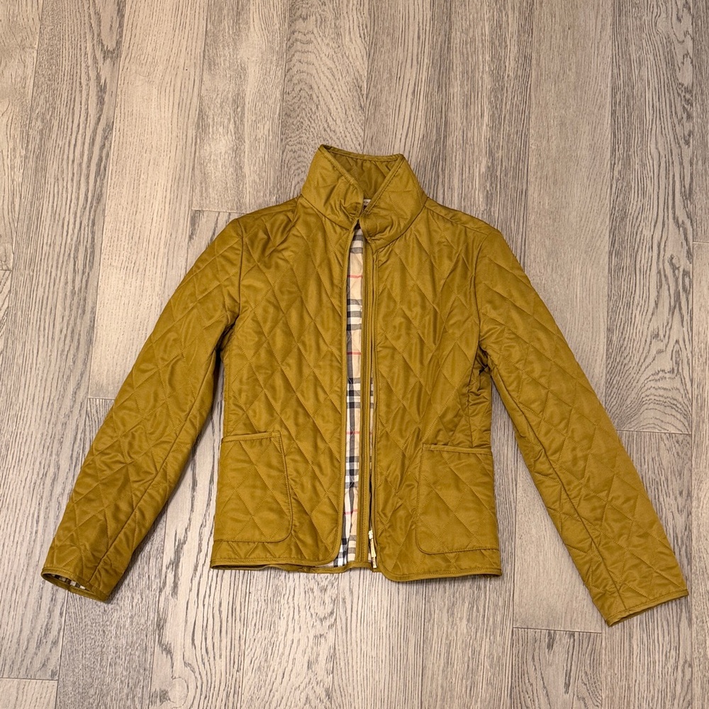 Burberry Brit Zip Up Quilted Jacket